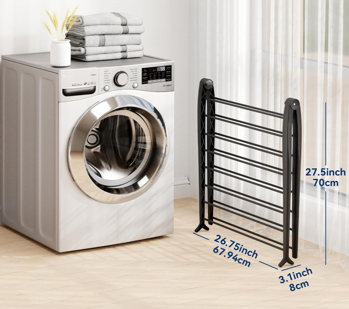 Space-Saving Patented Foldable Drying Rack - Image 2