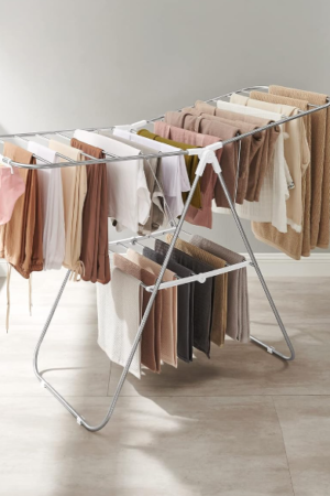 Space-Saving Foldable Steel Drying Rack