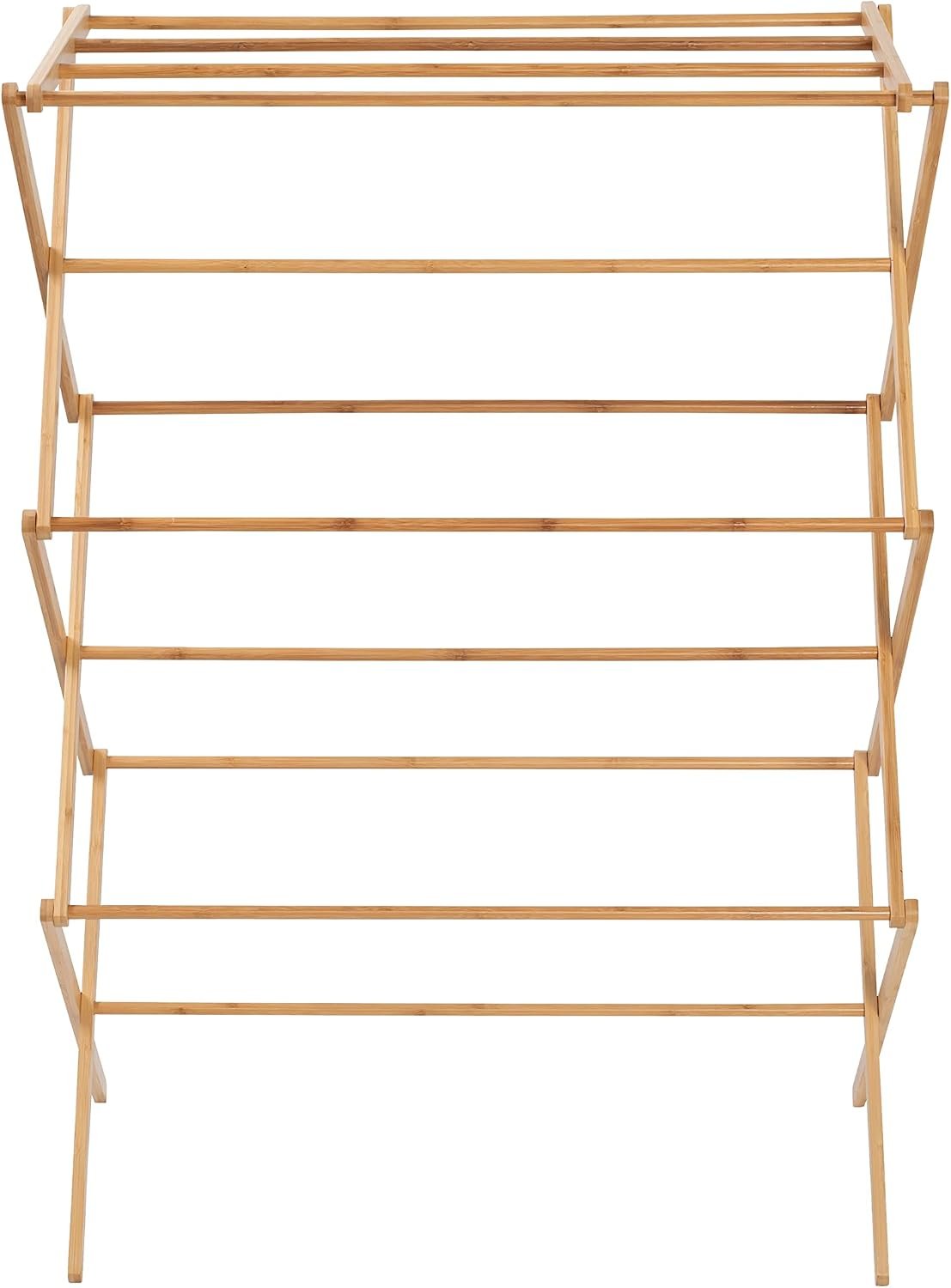 Natural Bamboo Folding Drying Rack - Image 2