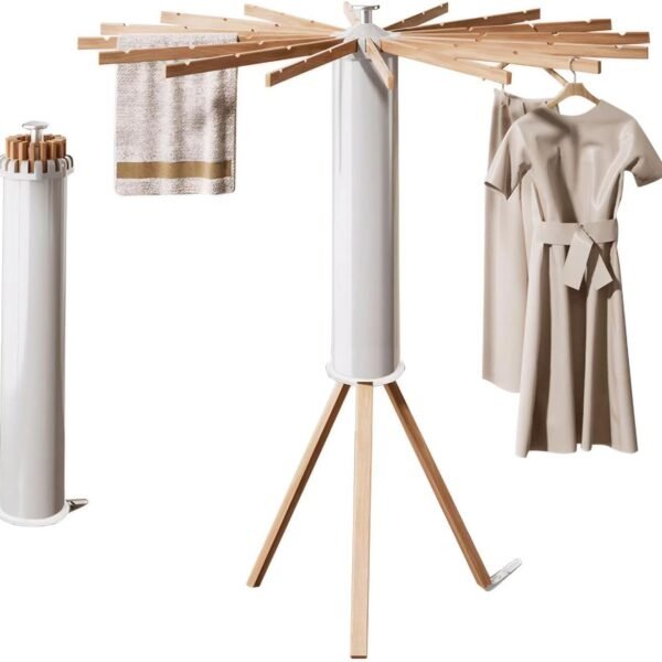 Portable Wooden Folding Drying Rack (Bedroom)
