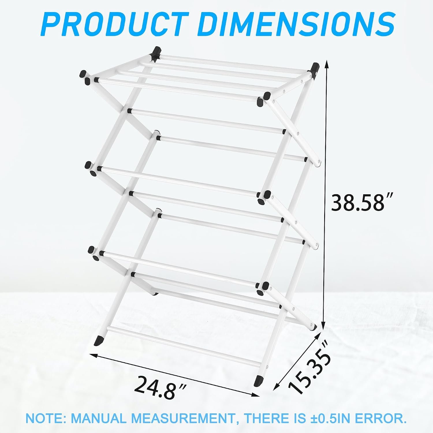 Space-Saving Indoor Folding Drying Rack - Image 2