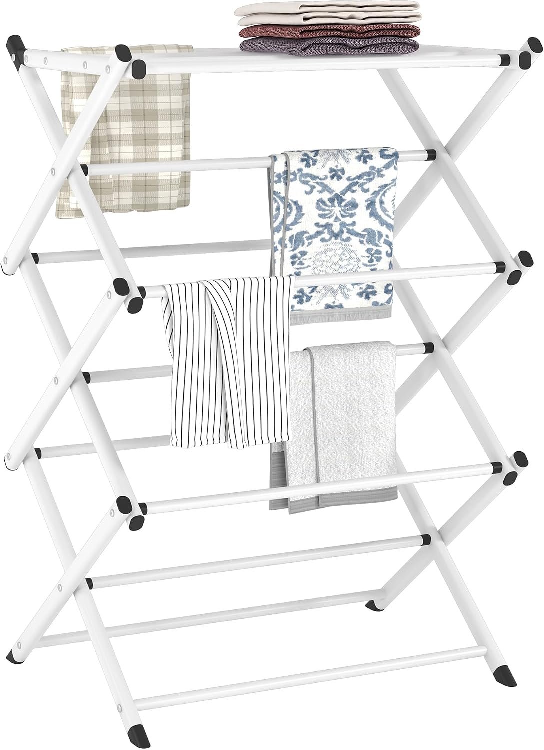 Space-Saving Indoor Folding Drying Rack