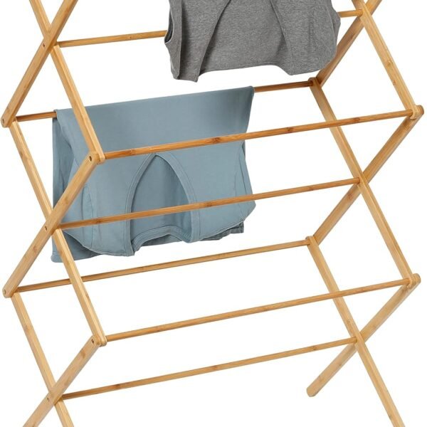 Natural Bamboo Folding Drying Rack