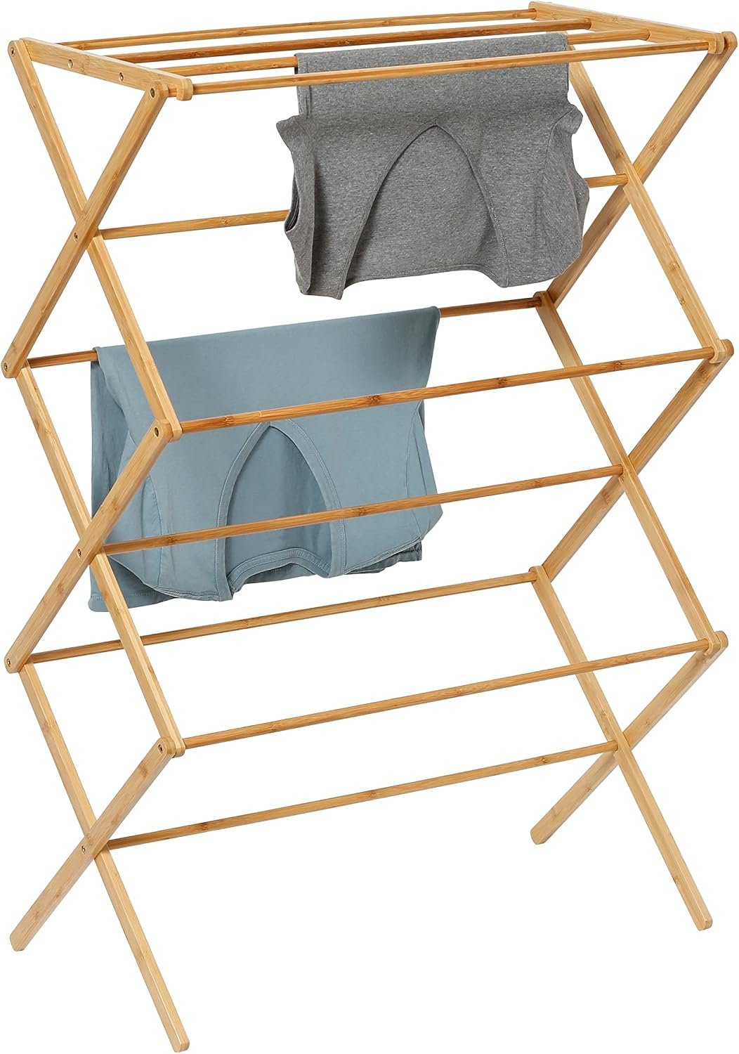 Natural Bamboo Folding Drying Rack