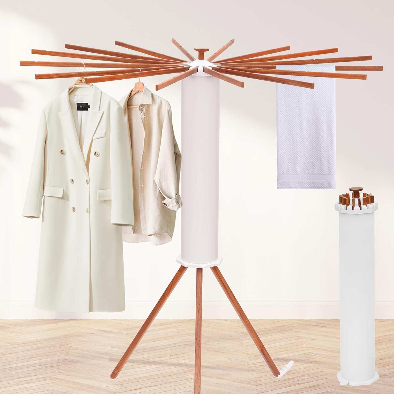 Children's Wooden Freestanding Garment Rack