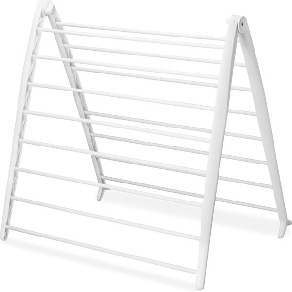 Compact, Space-Saving Freestanding Folding Drying Rack