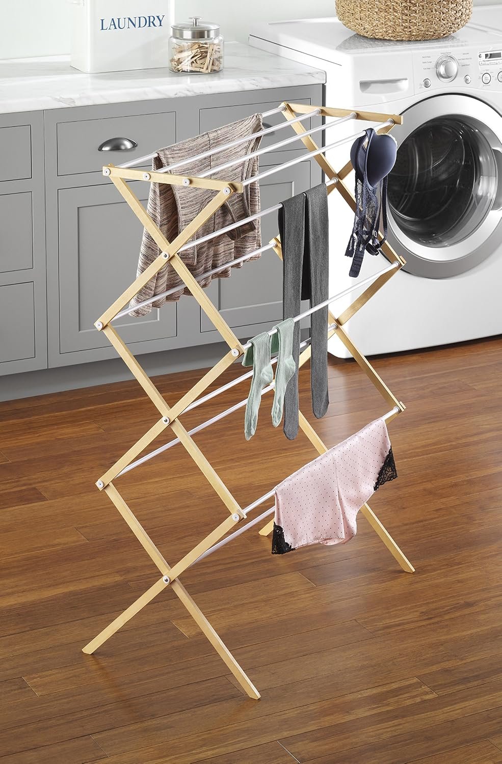 Solid Maple Folding Drying Rack (Sweater-Specific) - Image 2